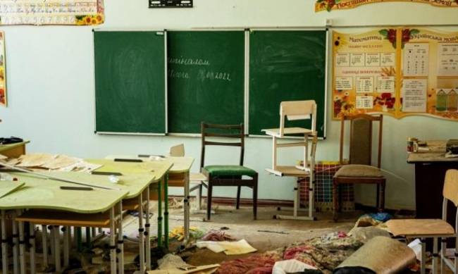 Близько сотні окупантів рф розмістилися у школі на Запоріжжі фото