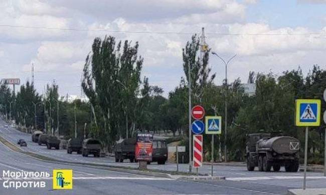У бік одного з міст Запорізької області рухаються танки рф фото