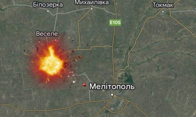 Мешканці Мелітополя чули вибухи фото