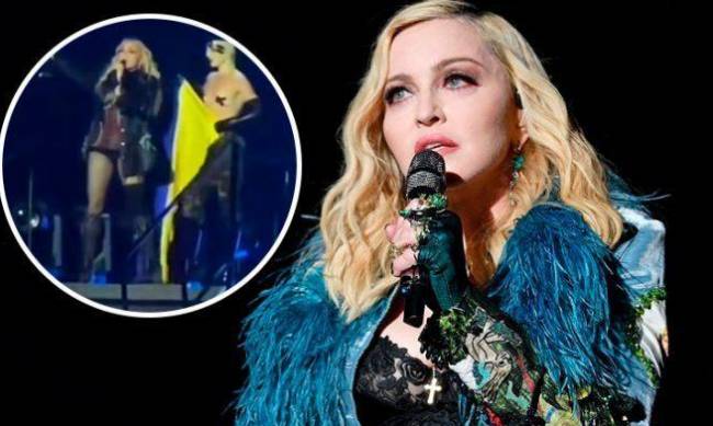 Мадонна підтримала Україну на концерті в Лондоні фото
