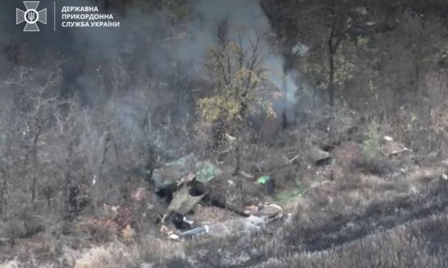 На Запорізькому напрямку прикордонники скоригували успішний артилерійський удар по позиції окупантів фото