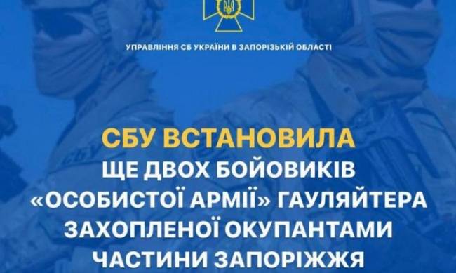 У Запорізькій області повідомили про підозру двом бойовикам «особистої армії» гауляйтера Балицького фото
