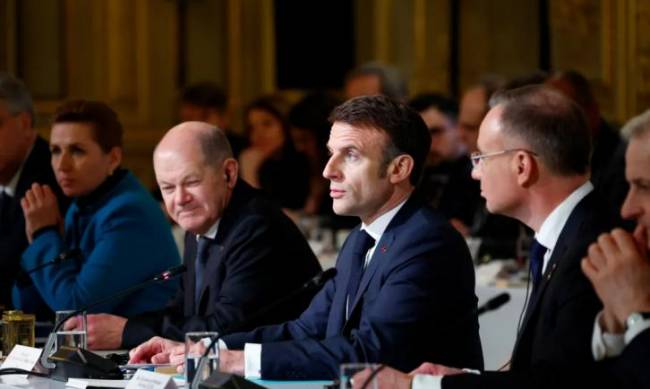Зустріч у Парижі. Сьогодні європейські лідери зібралися, щоб розбити ідею Путіна про перемогу фото